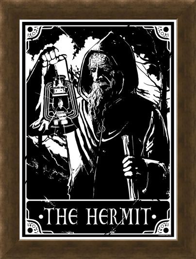 Framed Framed The Hermit - Deadly Tarot
