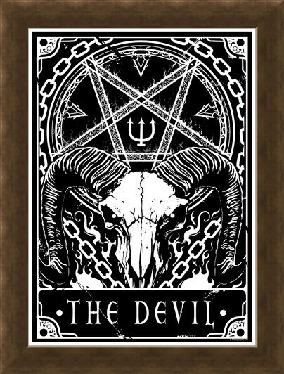 Framed Framed The Devil - Deadly Tarot
