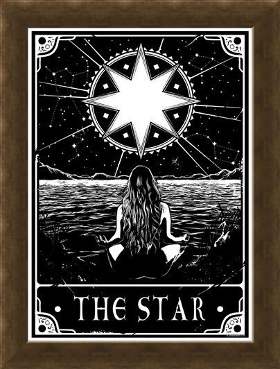 Framed Framed The Star - Deadly Tarot