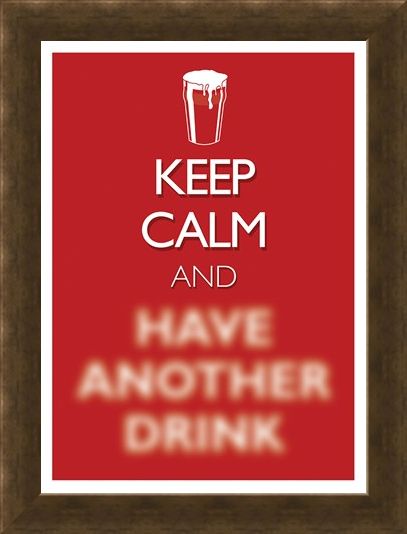Framed Framed Keep Calm & Have Another Drink - Keep Calm & Carry On