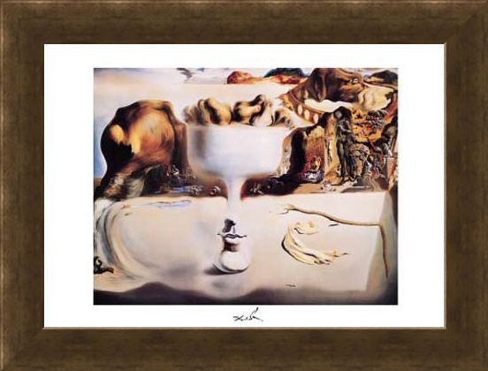 Framed Framed Apparition of a Face and Fruitdish, 1938 - Salvador Dali