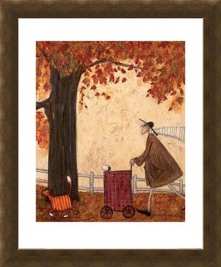 Framed Framed Following The Pumpkin - Sam Toft