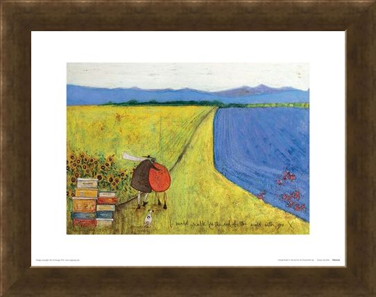 Framed Framed I Would Walk To The End Of The World With You - Sam Toft