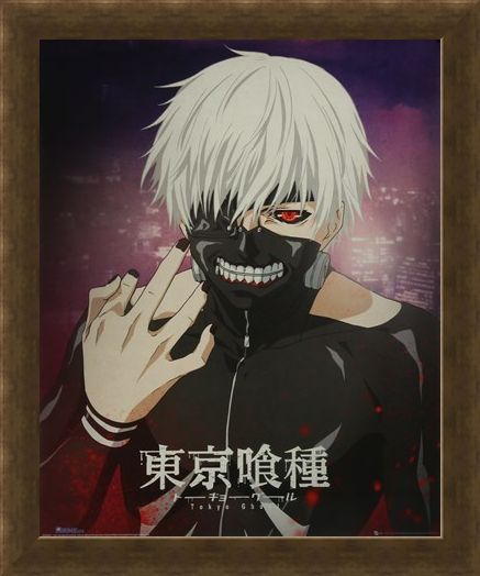 Framed Framed Kaneki Portrait - Tokyo Ghoul