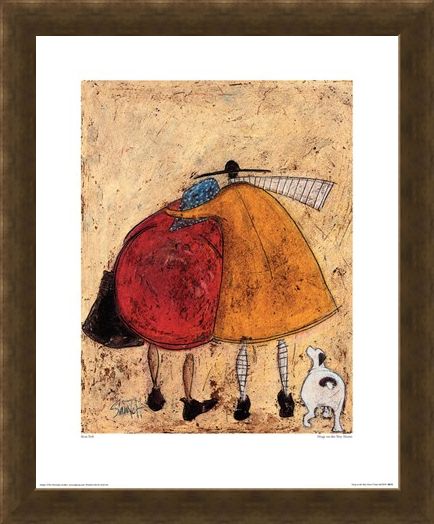 Framed Framed Hugs On The Way Home - Sam Toft