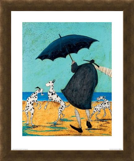 Framed Framed On Jack's Beach - Sam Toft