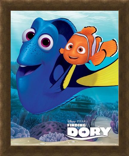Framed Framed Dory And Nemo - Finding Dory