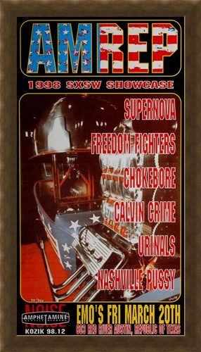 Framed Framed AM REP 1998 SXSW Showcase - Frank Kozik