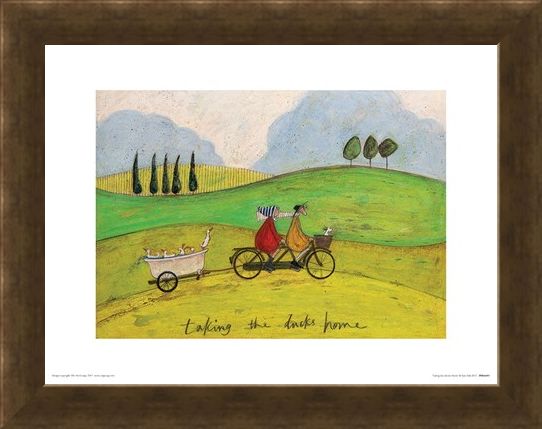 Framed Framed Taking the Ducks Home - Sam Toft