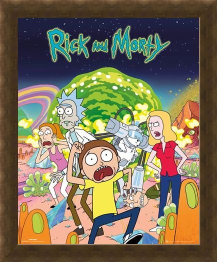 Framed Framed Group - Rick and Morty