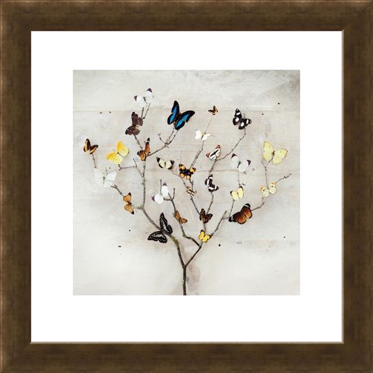 Framed Framed Tree of Butterflies - Ian Winstanley