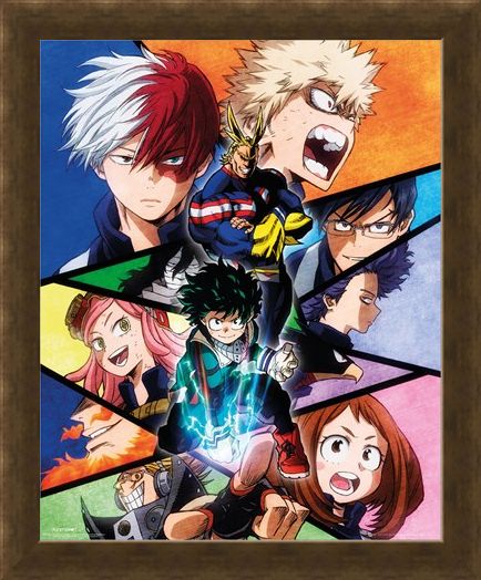 Framed Framed My Hero Academia Group - Quirk