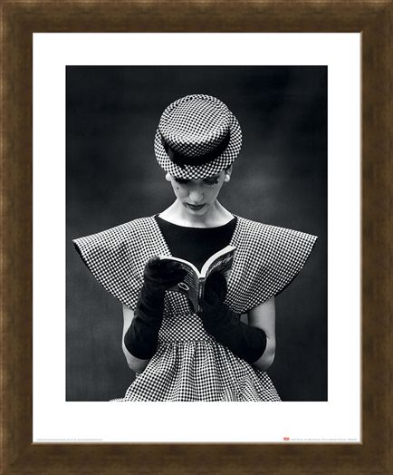 Framed Framed Wide Shoulder Fashion 1959 - Time Life