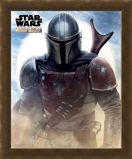 Framed Framed Sand - Star Wars: The Mandalorian