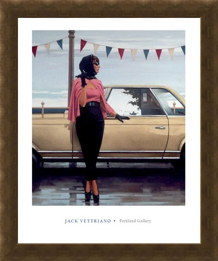 Framed Framed Suddenly One Summer - Jack Vettriano