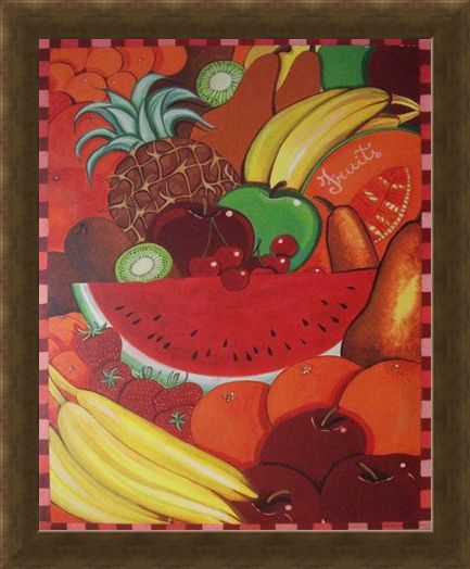 Framed Framed Fruit - G Servello