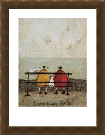 Framed Framed Bums on Seat - Sam Toft