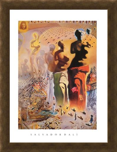 Framed Framed The Hallucinogenic Toreador - Salvador Dali