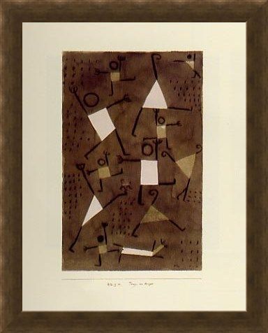 Framed Framed Dancing From Fear - Paul Klee