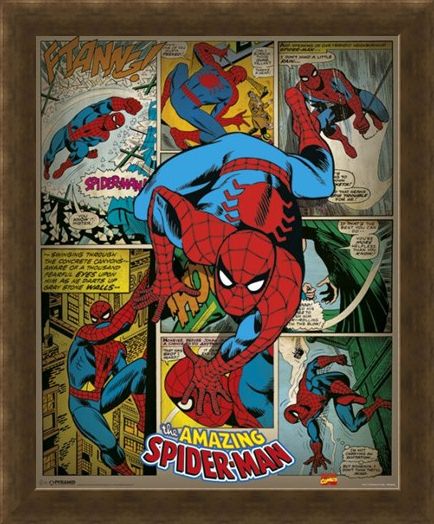 Framed Framed Comic Book Crusader - The Amazing Spider-Man