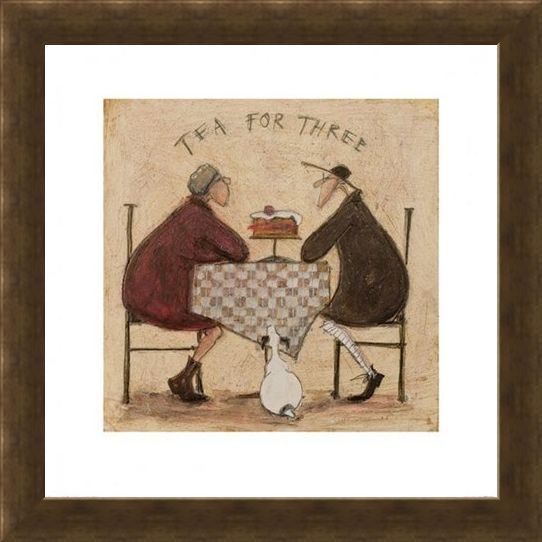 Framed Framed Tea for Three - Sam Toft