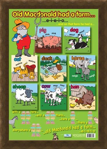 Framed Framed Old Macdonald's Farm - Traditional Nursery Rhyme