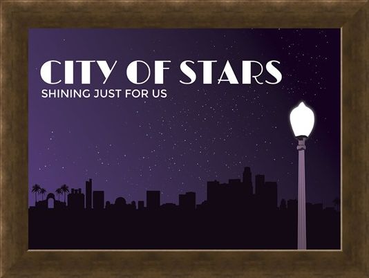 Framed Framed Shining Just For Us - City of Stars