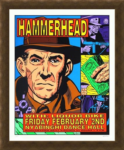 Framed Framed Hammerhead - Frank Kozik
