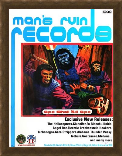 Framed Framed Ape Shall Kill Ape - Frank Kozik