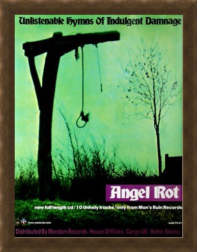Framed Framed Unlistenable Hymns of Indulgent Damage - Angel Rot - Frank Kozik
