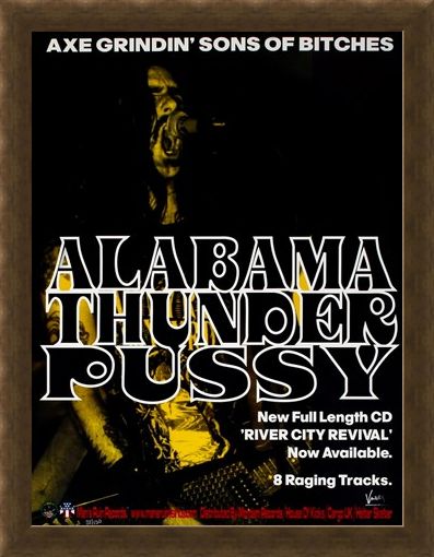 Framed Framed Alabama Thunderpussy - Frank Kozik