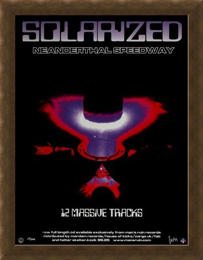 Framed Framed Solarized By Neanderthal Speedway - Frank Kozik