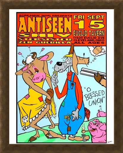 Framed Framed Screamin' Mimi Presents - Frank Kozik
