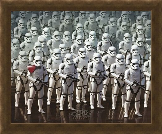 Framed Framed Stormtrooper Elite Army - Star Wars Episode VII