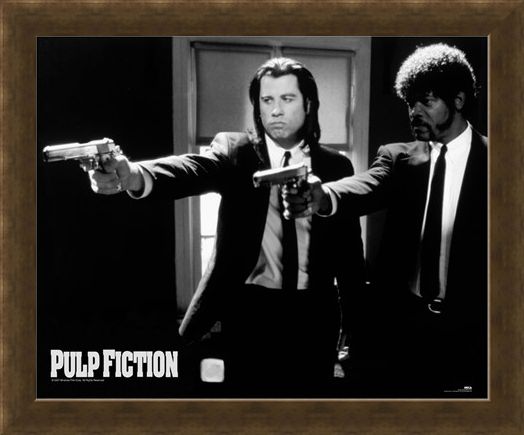 Framed Framed Vincent and Jules - Pulp Fiction