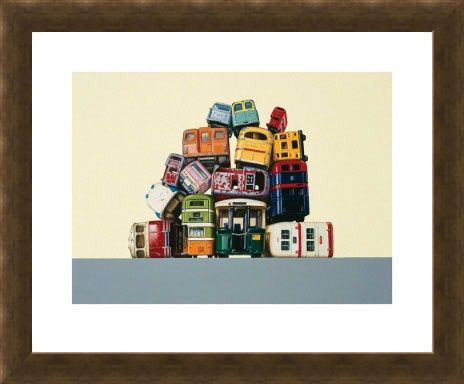 Framed Framed Bus Rears - Jeremy Dickinson