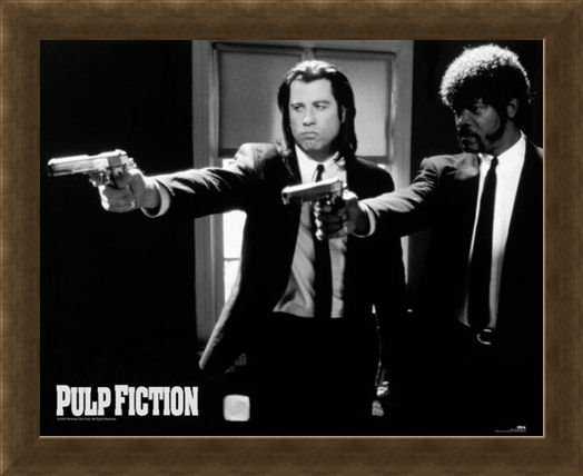 Framed Framed Vincent and Jules - Pulp Fiction