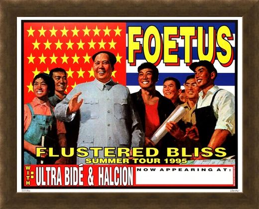 Framed Framed Foetus Summer Tour 1995 - Frank Kozik