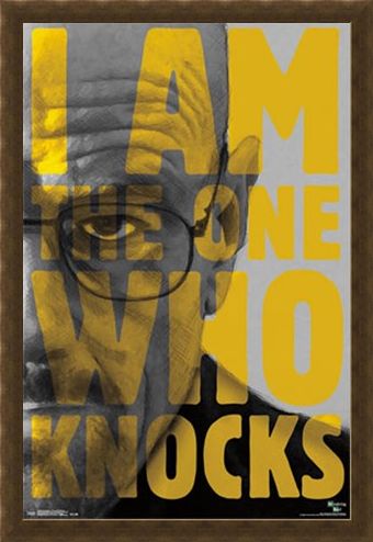 Framed Framed I Am The One Who Knocks - Breaking Bad