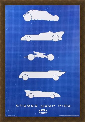Framed Framed Choose Your Ride - Batman