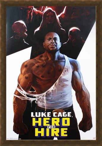 Framed Framed Hero For Hire - Luke Cage
