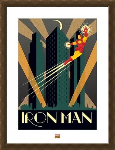 Framed Framed Iron Man - Marvel Deco