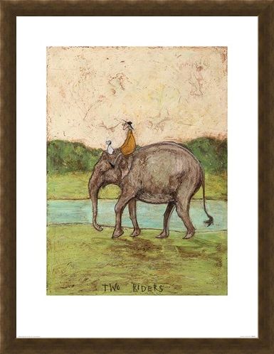 Framed Framed Two Riders - Sam Toft