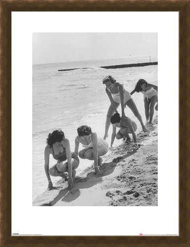 Framed Framed Models Playing Leap Frog - Time Life
