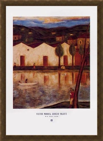 Framed Framed Rio San Juan - Victor Manuel Garcia Valdes