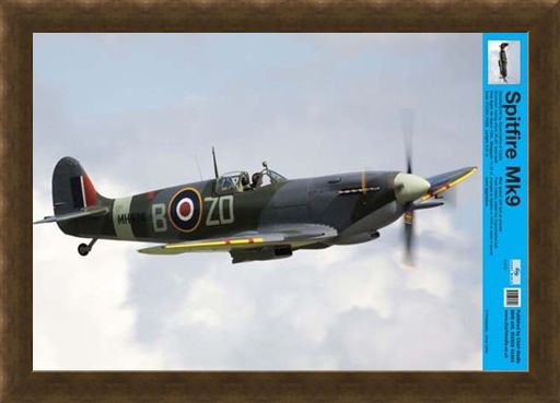 Framed Framed Spitfire - Learn The Ways of the Skies