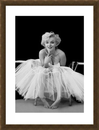Framed Framed Marilyn Monroe; Ballerina - Milton H Greene