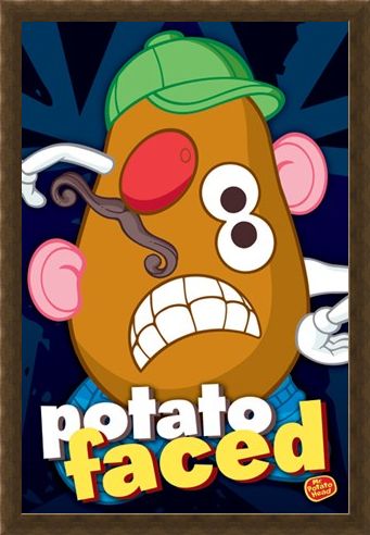 Framed Framed Potato Faced - Mr Potato Head