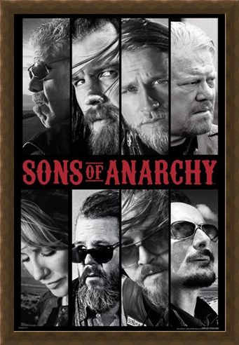 Framed Framed Sons of Anarchy Collage - TV Show