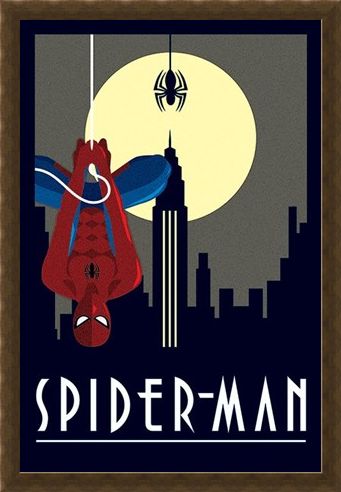 Framed Framed Spider-Man - Marvel Deco